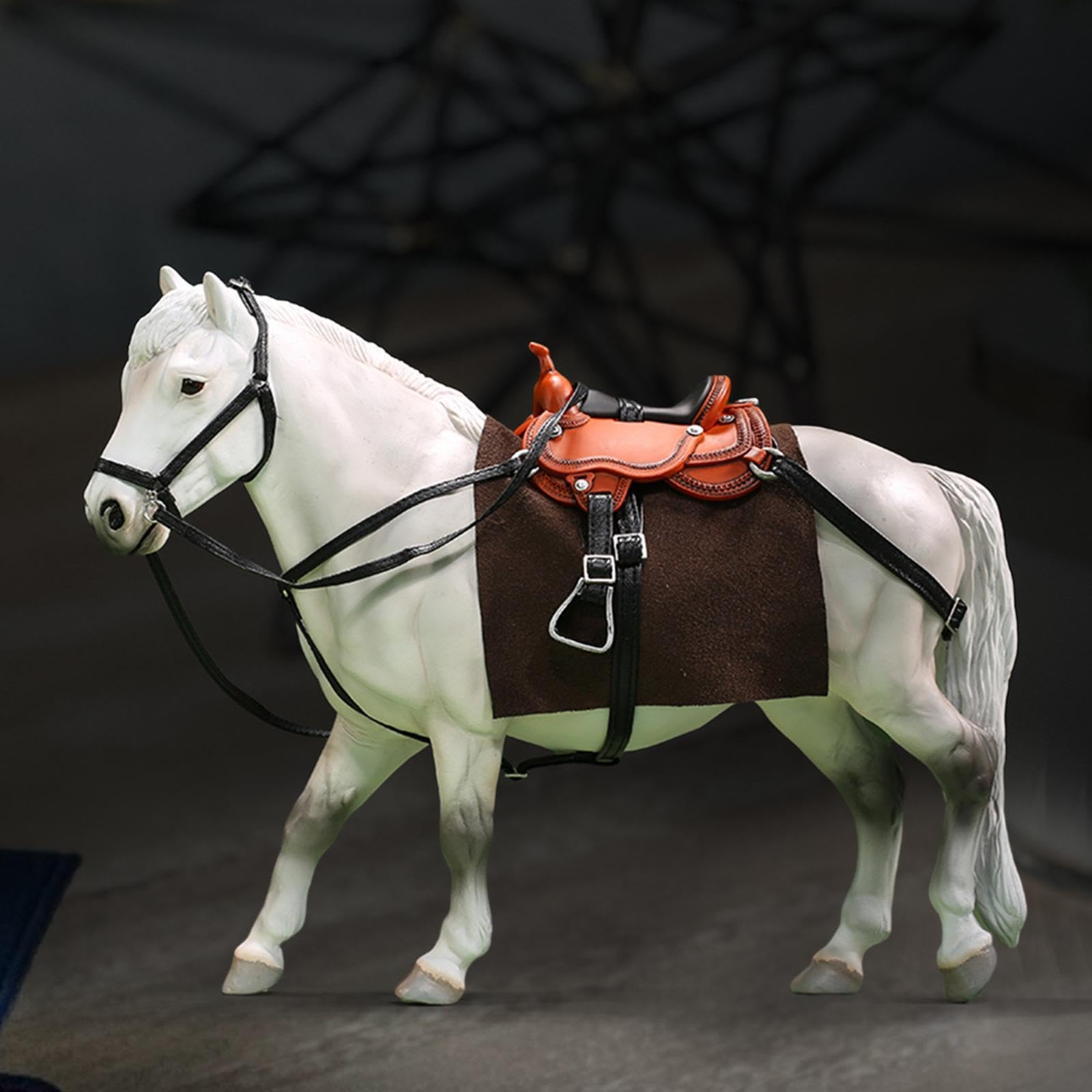 Amazon.com: 1/12 Scale Realistic Horse Figurines for Action